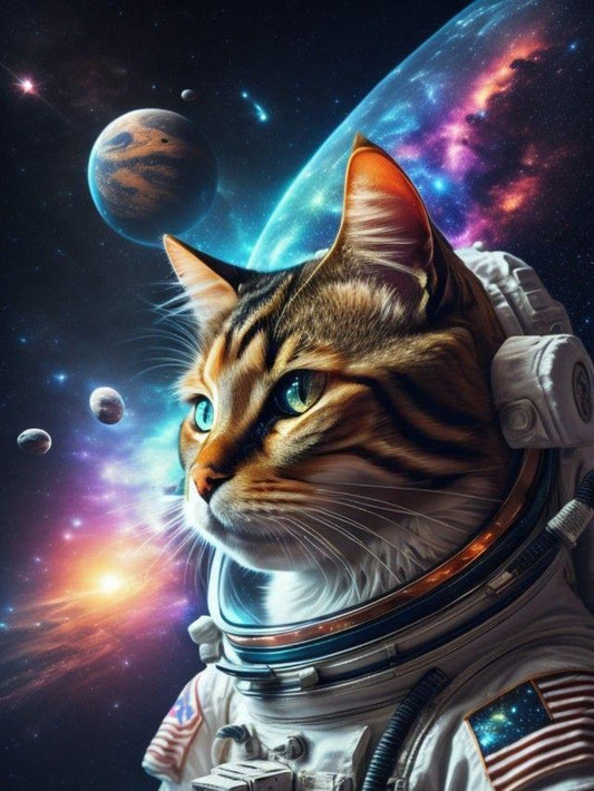 Cats in Space | Diamond Painting