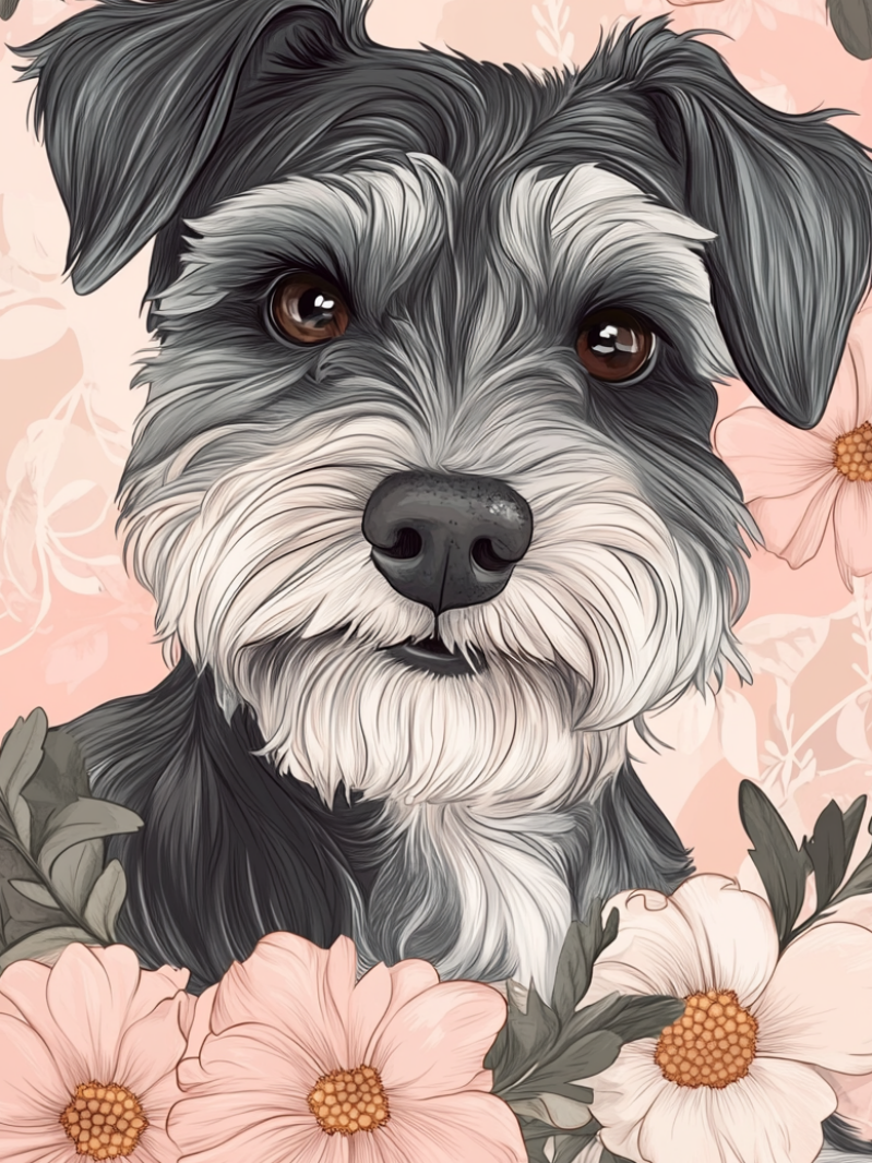 Dog Schnauzer | Diamond Painting
