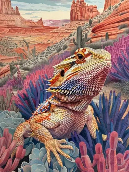 Bearded Dragon | Diamond Painting