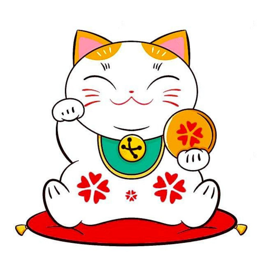 Bell Lucky Cat | Diamond Painting