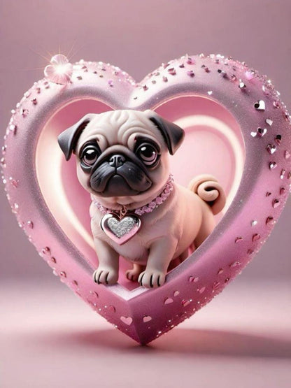 Dog Pug | Diamond Painting