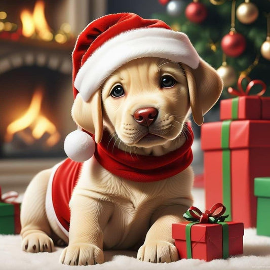 Yellow Labrador Dog | Diamond Painting