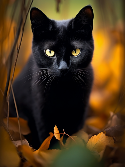 Midnight Cat | Diamond Painting