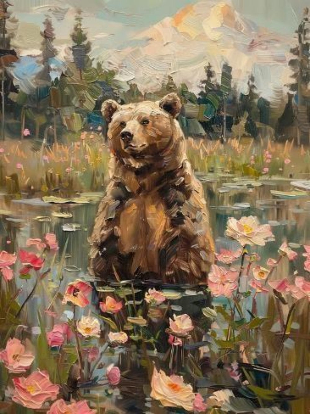 Brown Bear | Diamond Painting