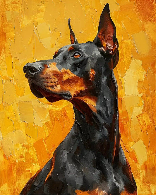 Dog Doberman | Diamond Painting