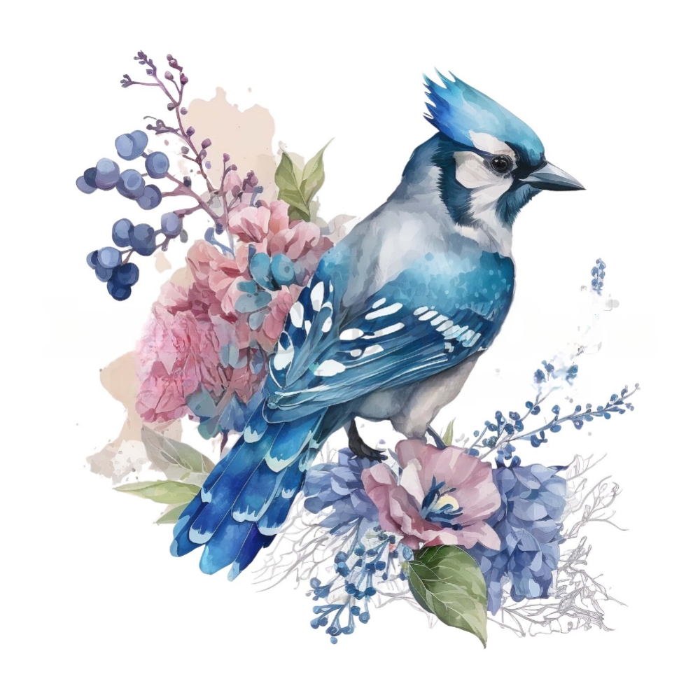 Birds and Flowers | Diamond Painting