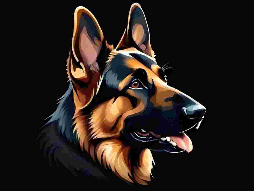Dog German Shepherd | Diamond Painting