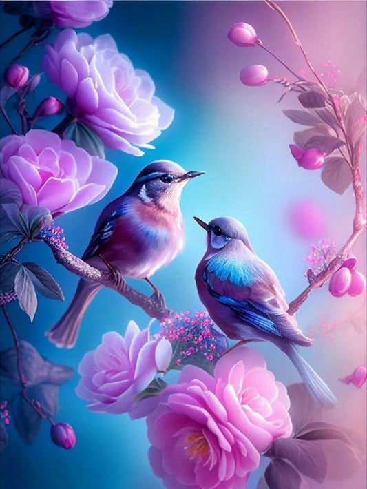 Birds and Flowers | Diamond Painting