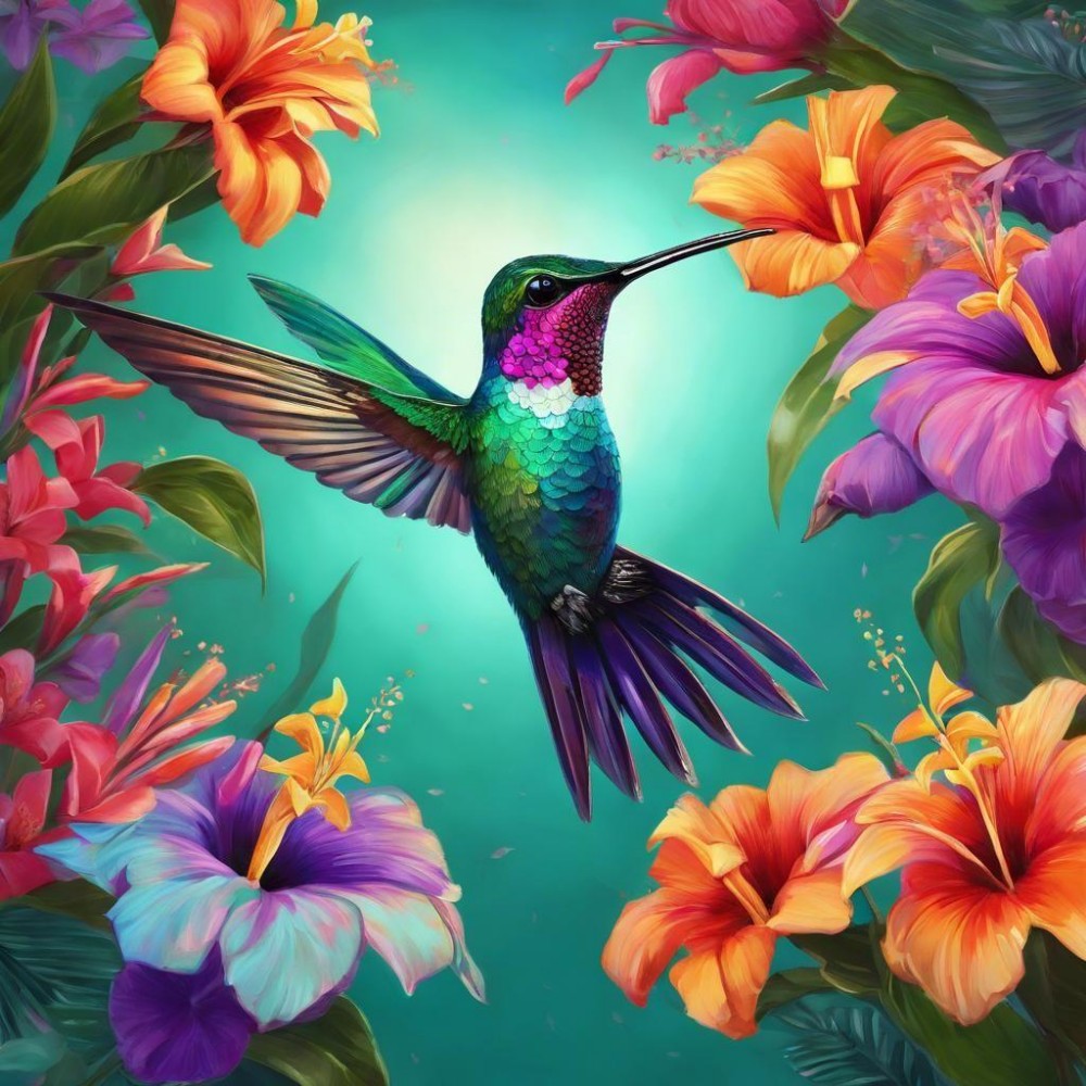 Hummingbird | Diamond Painting