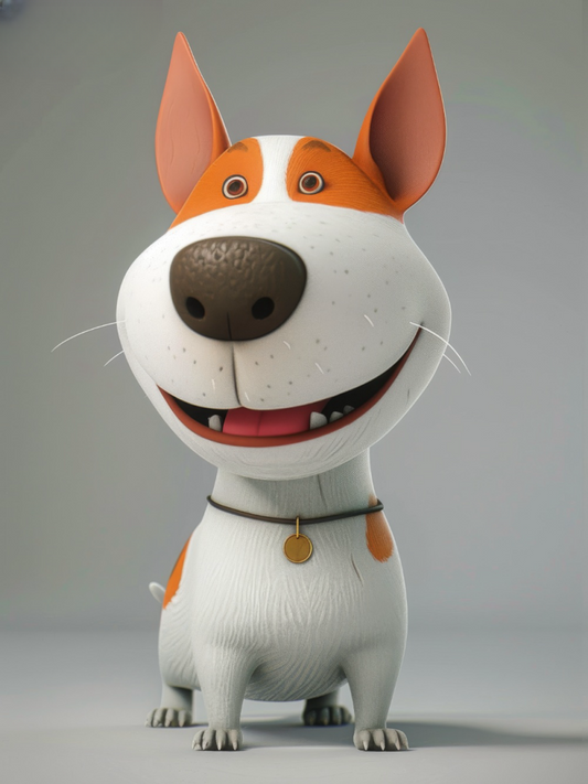 English Bull Terrier Dog | Diamond Painting