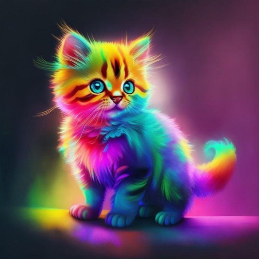 Colorful Cat | Diamond Painting