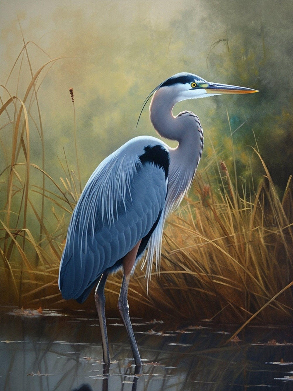 Blue Heron | Diamond Painting