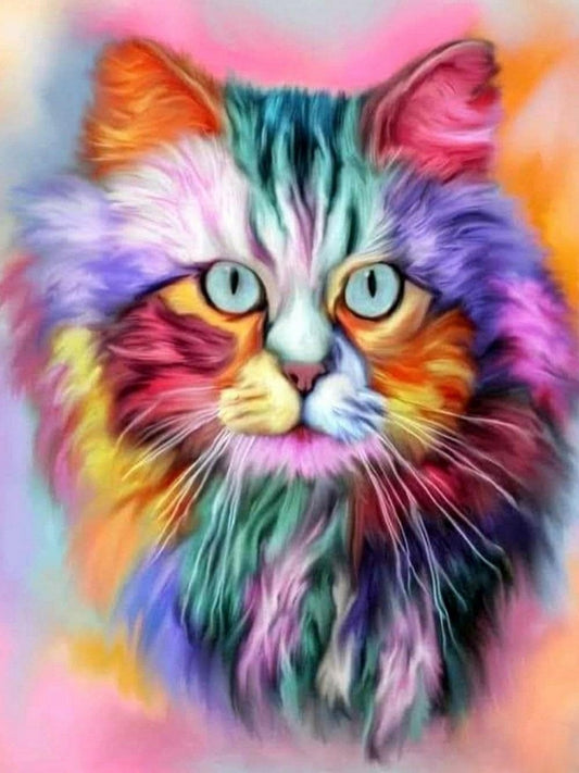 Colorful Cat | Diamond Painting