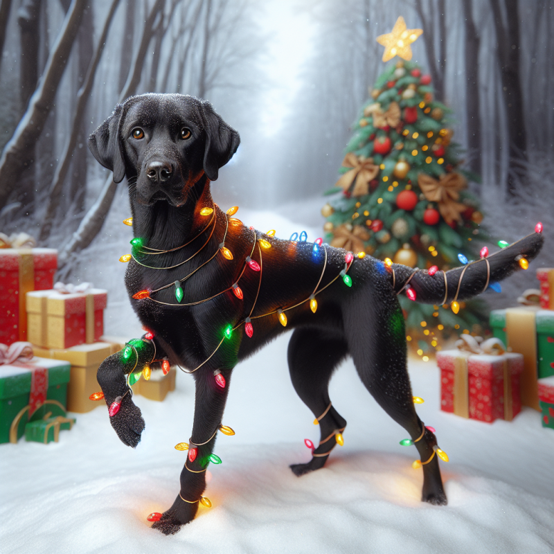 Black Labrador Dog | Diamond Painting