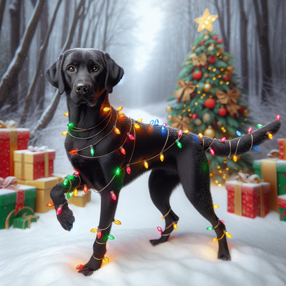Black Labrador Dog | Diamond Painting