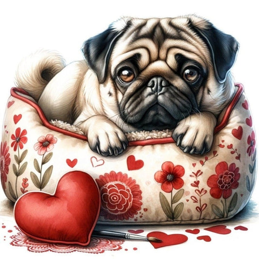 Dog Pug | Diamond Painting