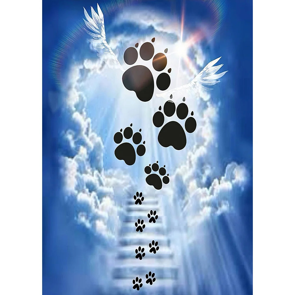 Dog Footprint | Cross Stitch Embroidery