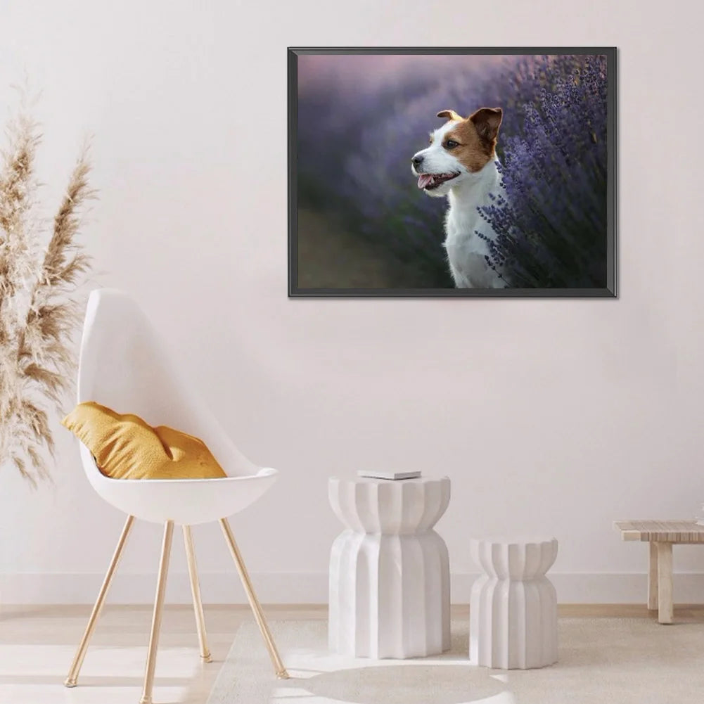 Jack Russell Dog Is Waiting | Diamond Painting