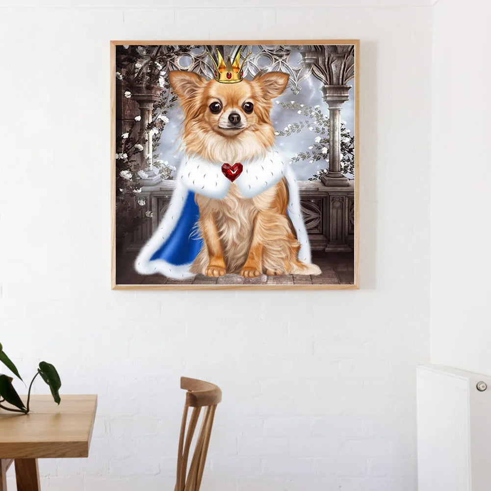 Dog King Chihuahua | Diamond Painting