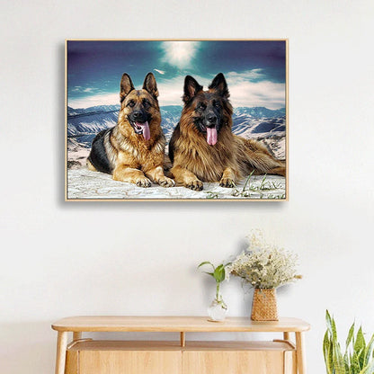 Mountain Dog German Shepherd | Diamond Painting