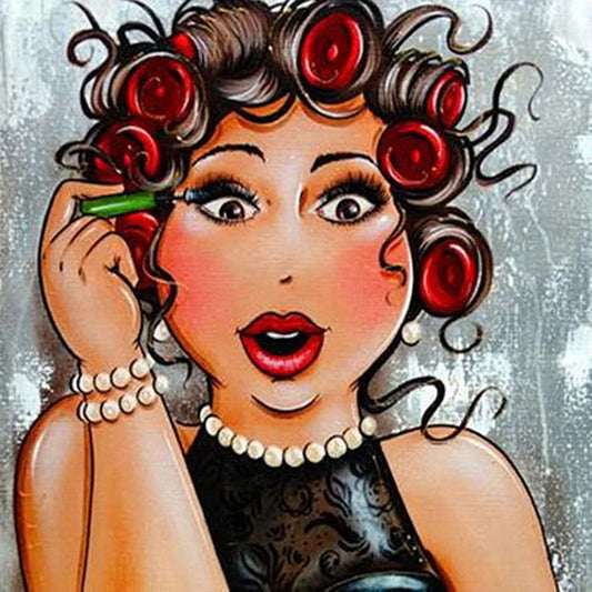 Beautiful Girl | Cross Stitch Embroidery