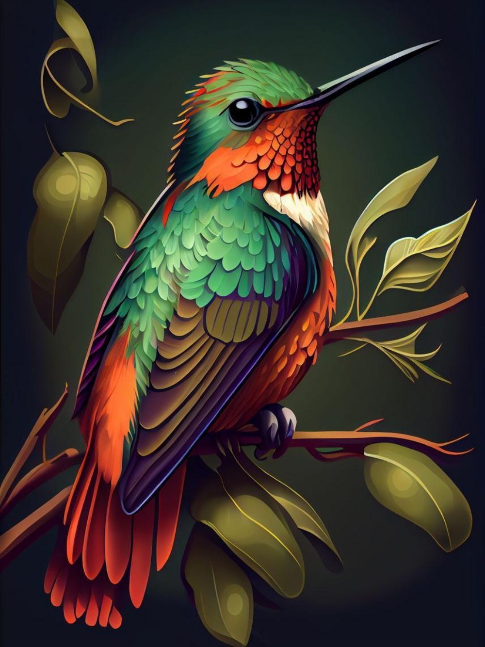 Hummingbird | Diamond Painting