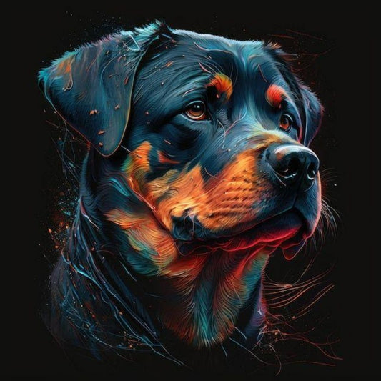 Rottweiler Dog | Diamond Painting