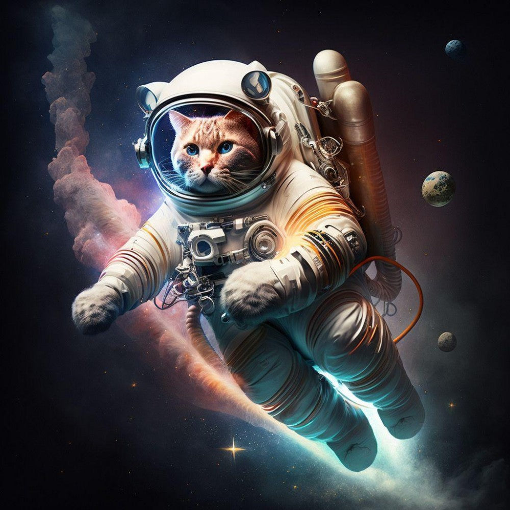 Cats in Space | Diamond Painting