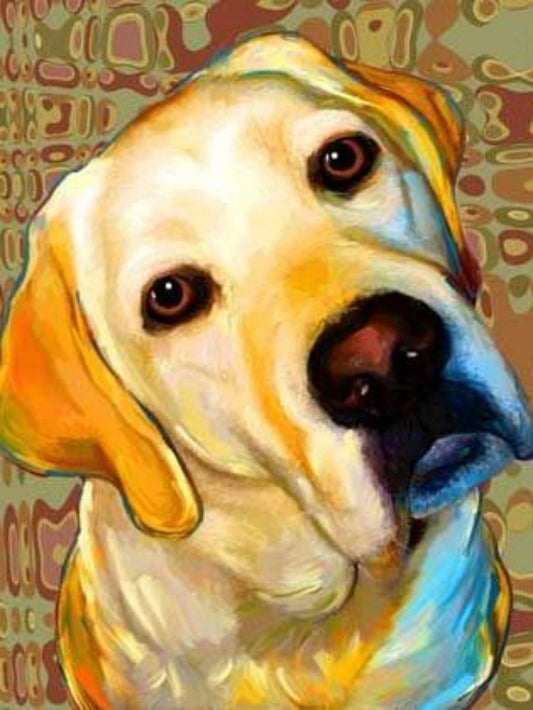 Yellow Labrador Dog | Diamond Painting