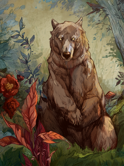 Brown Bear | Diamond Painting