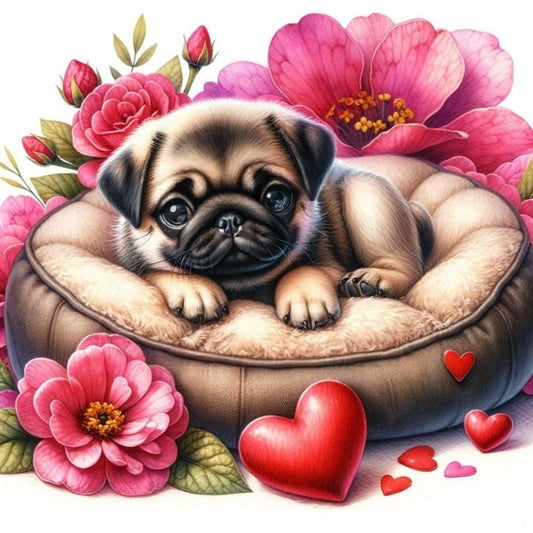 Dog Pug | Diamond Painting