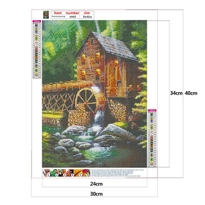 Water Wheel | Diamond Painting