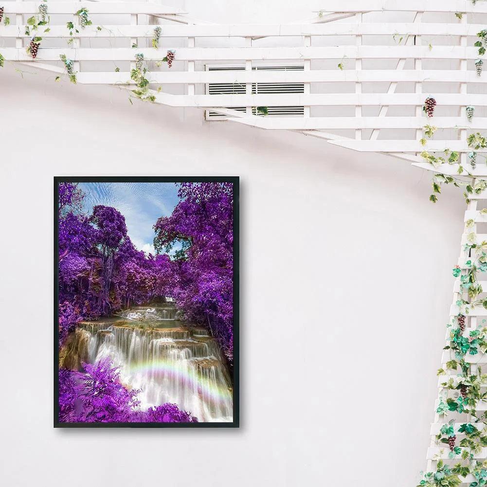 Cascade Of Trees | Diamond Painting