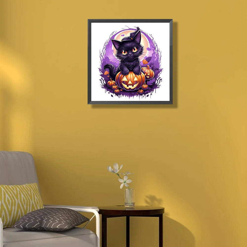 Halloween Black Cat | Diamond Painting