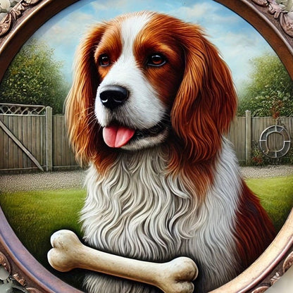 Brittany Spaniel Dog | Diamond Painting