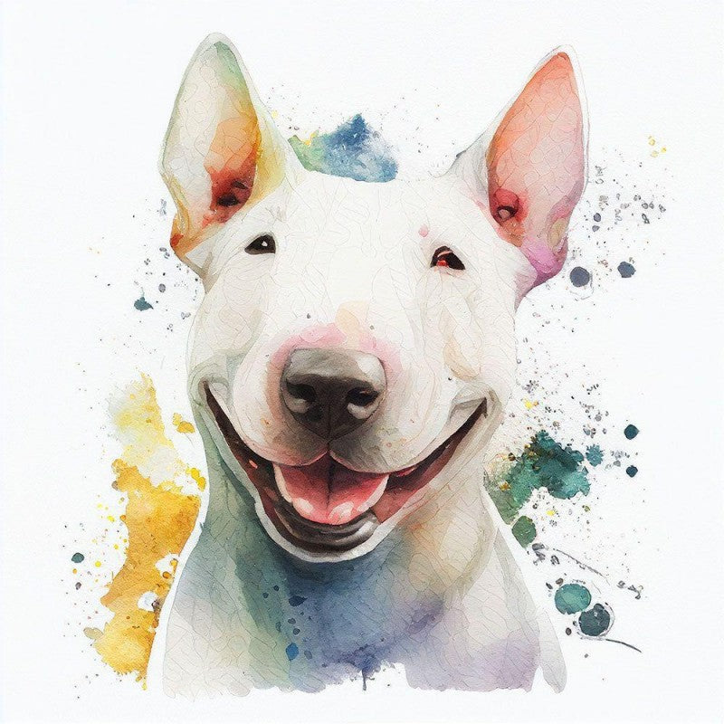 English Bull Terrier Dog | Diamond Painting