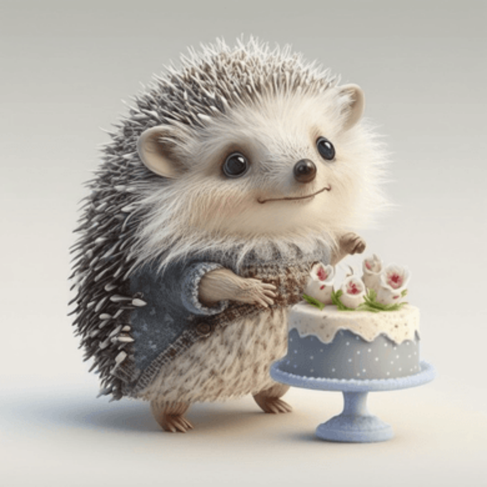 Hedgehog | Diamond Painting