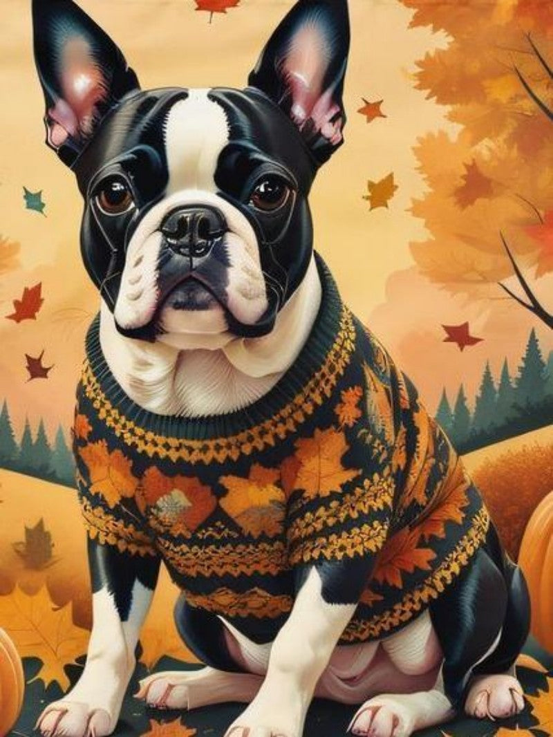 Boston Terrier Dog | Diamond Painting