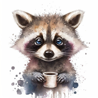 Raccoon | Diamond Painting