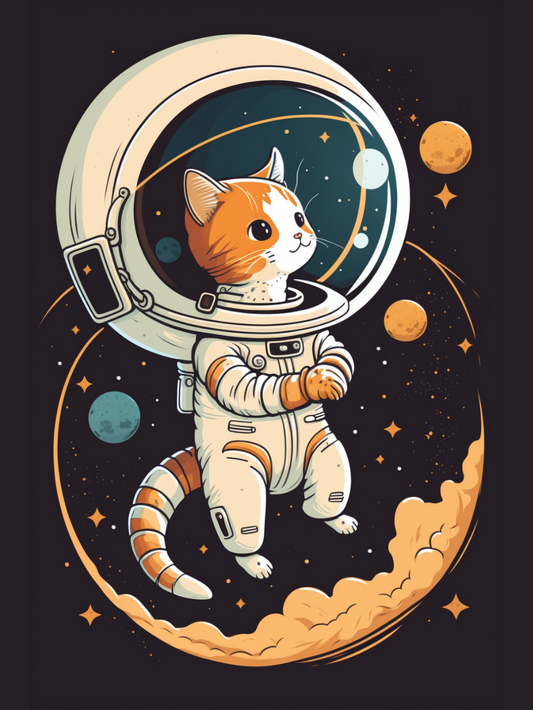 Cats in Space | Diamond Painting