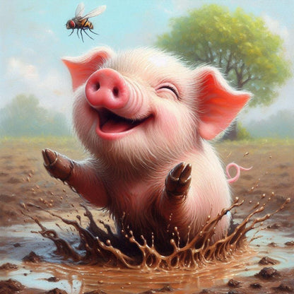 Pig | Diamond Painting
