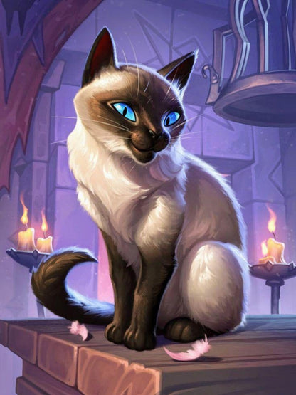 Siamese Cat | Diamond Painting