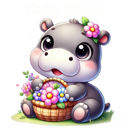 Hippo | Diamond Painting
