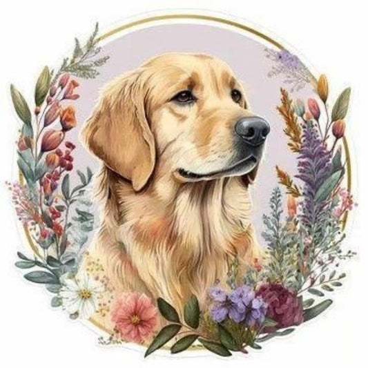 Golden Retriever Dog | Diamond Painting