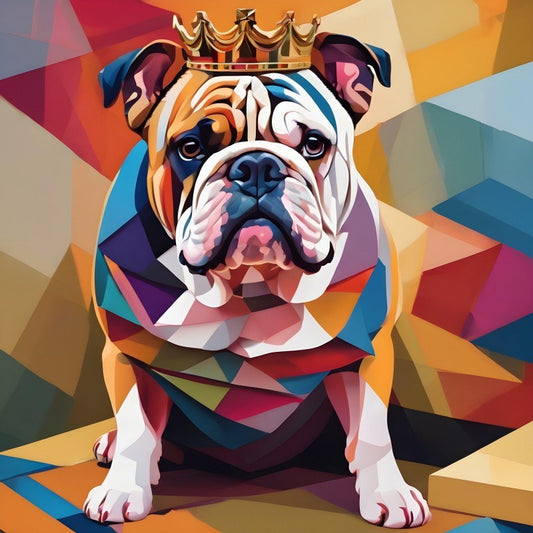 Dog English Bulldog | Diamond Painting