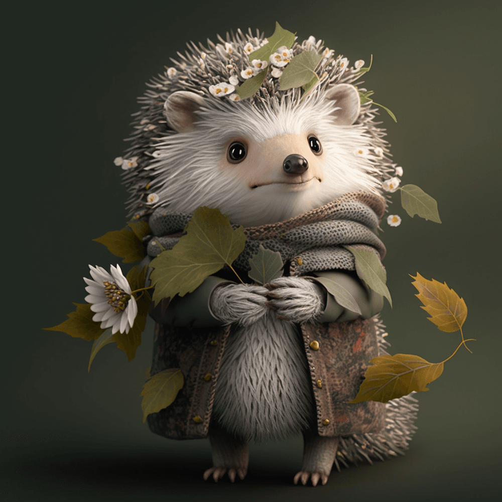 Hedgehog | Diamond Painting