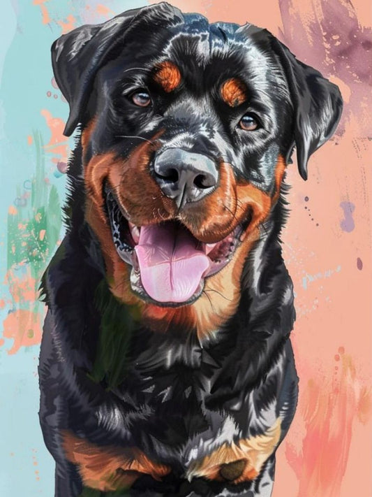 Rottweiler Dog | Diamond Painting