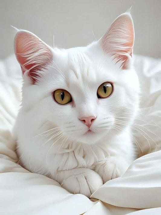 White Cat | Diamond Painting