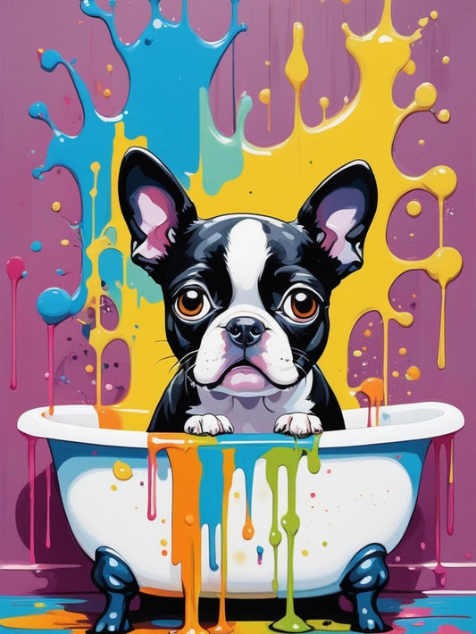 Boston Terrier Dog | Diamond Painting