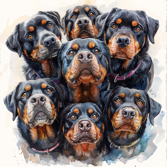 Rottweiler Dog | Diamond Painting